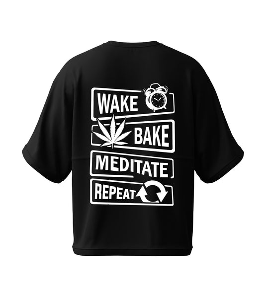 Wake Bake Meditate Tee